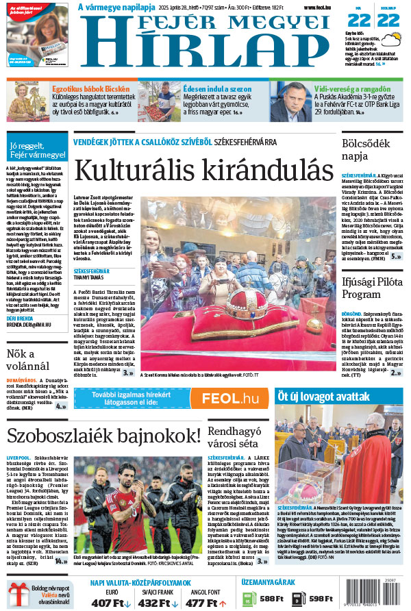Lapszám: 2025.04.28. + MELLÉKLET