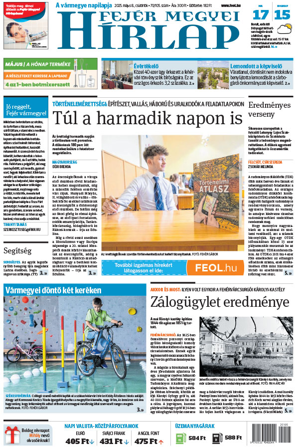 Lapszám: 2025.05.08.