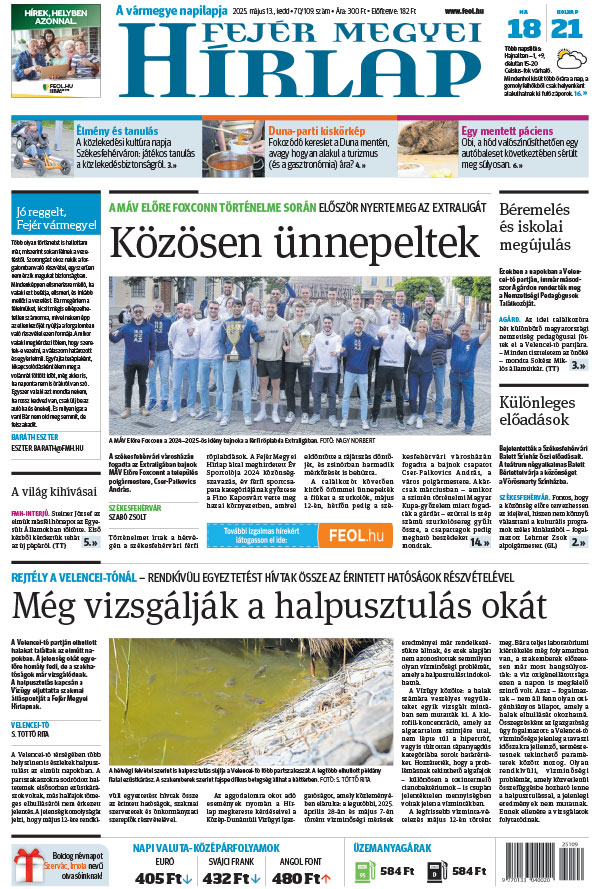 Lapszám: 2025.05.13.