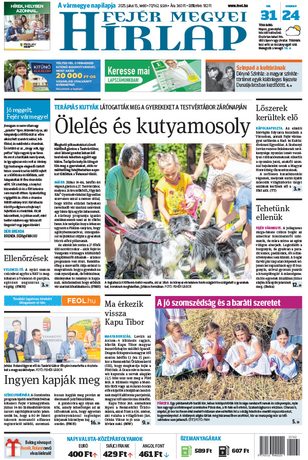 Lapszám: 2025.07.15.