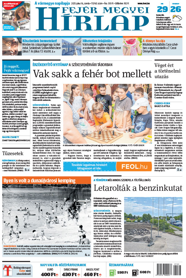 Lapszám: 2025.07.16.