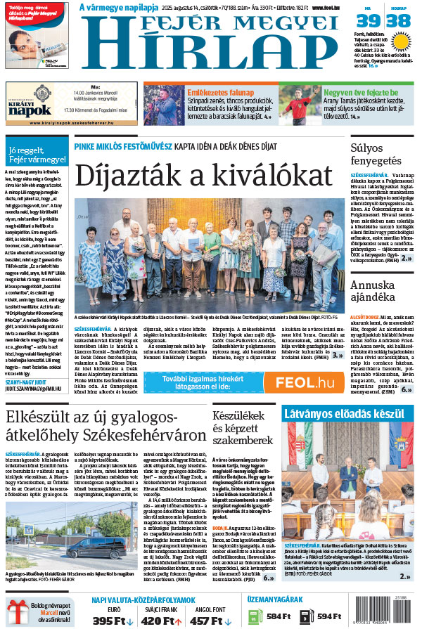 Lapszám: 2025.08.14.