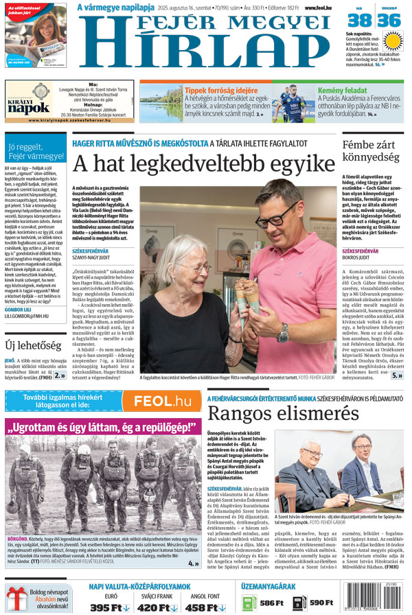 Lapszám: 2025.08.16.