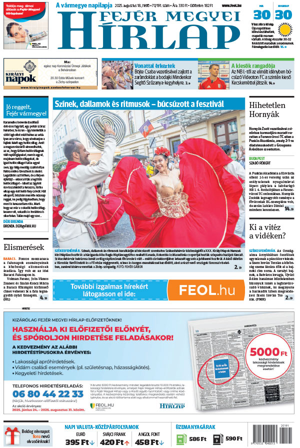 Lapszám: 2025.08.18.