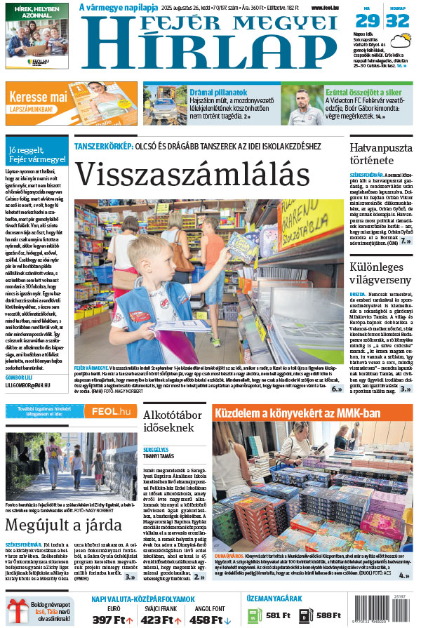 Lapszám: 2025.08.26.
