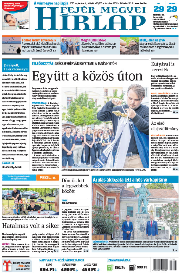 Lapszám: 2025.09.04.