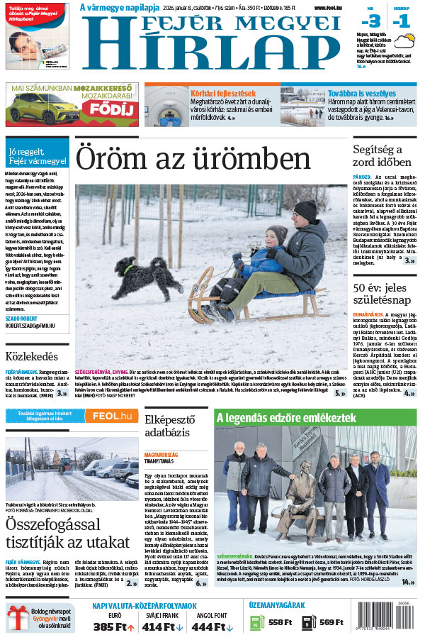 Lapszám: 2026. 01. 08.