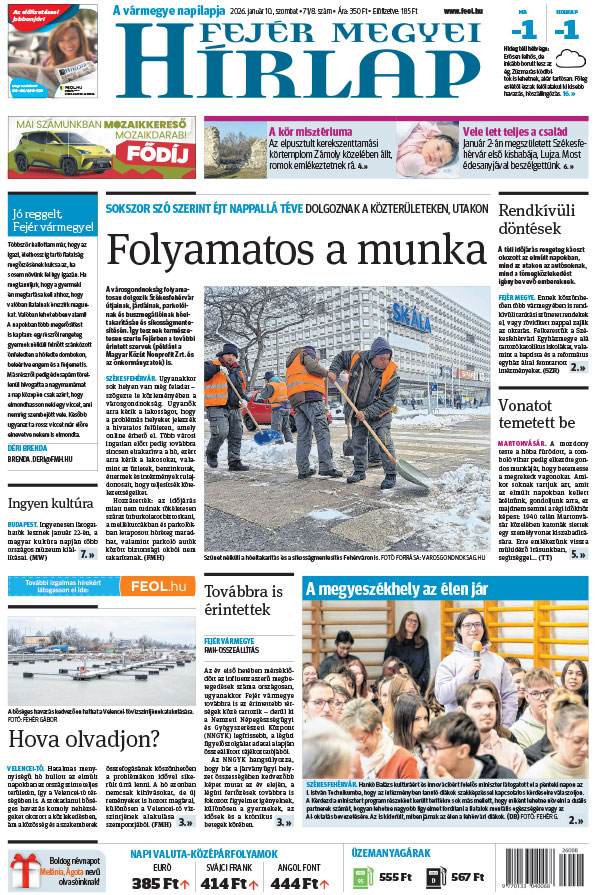 Lapszám: 2026. 01. 10.