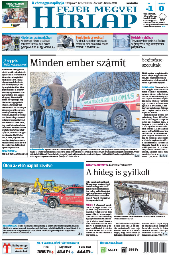 Lapszám: 2026. 01. 13.