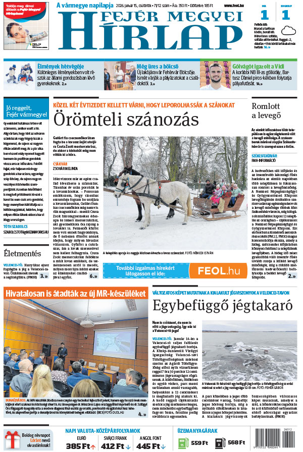 Lapszám: 2026. 01. 15.