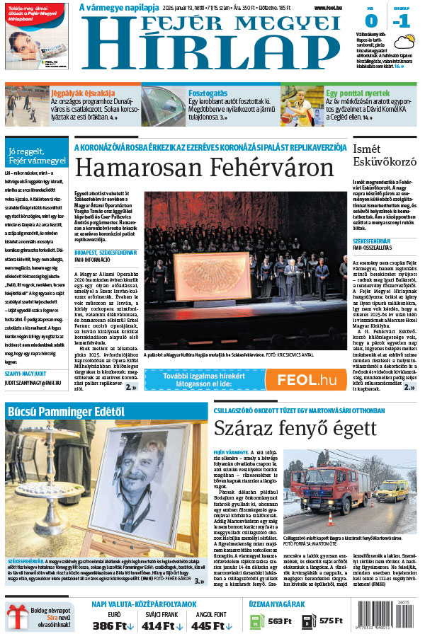 Lapszám: 2026. 01. 19.