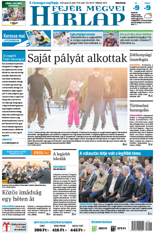 Lapszám: 2026. 01. 20.