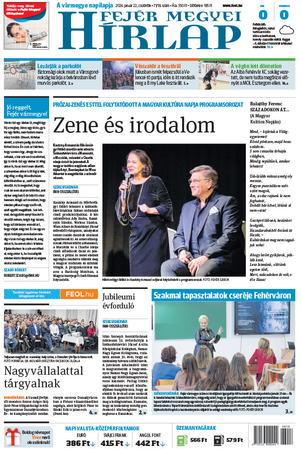 Lapszám: 2026. 01. 22.