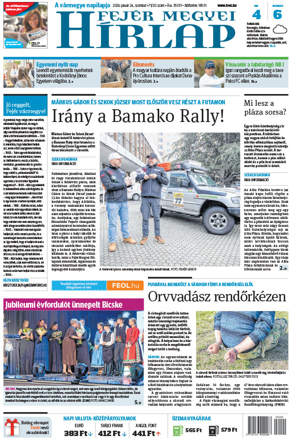 Lapszám: 2026. 01. 24.