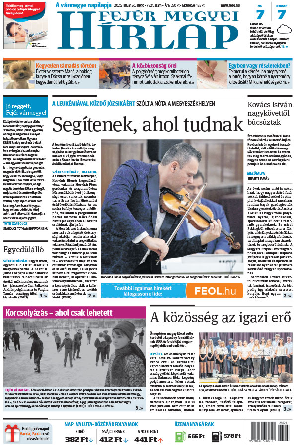 Lapszám: 2026. 01. 26.
