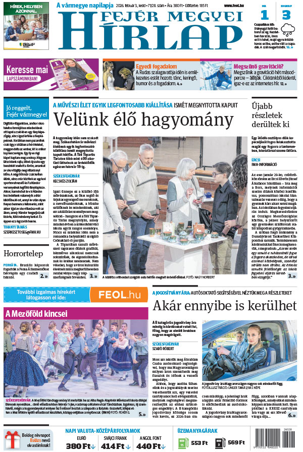 Lapszám: 2026. 02. 03.