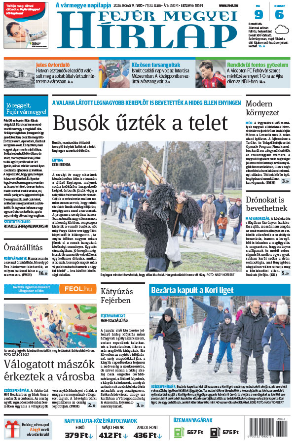 Lapszám: 2026. 02. 09.