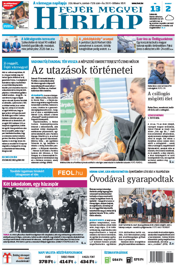 Lapszám: 2026. 02. 14.