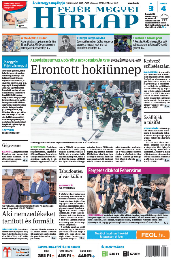 Lapszám: 2026. 02. 02.