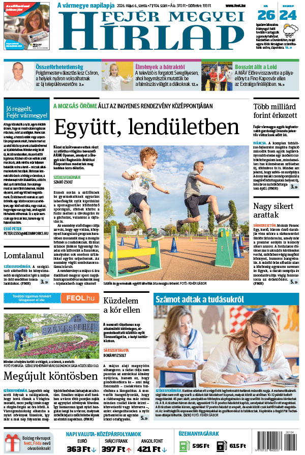 Lapszám: 2026. 05. 06.