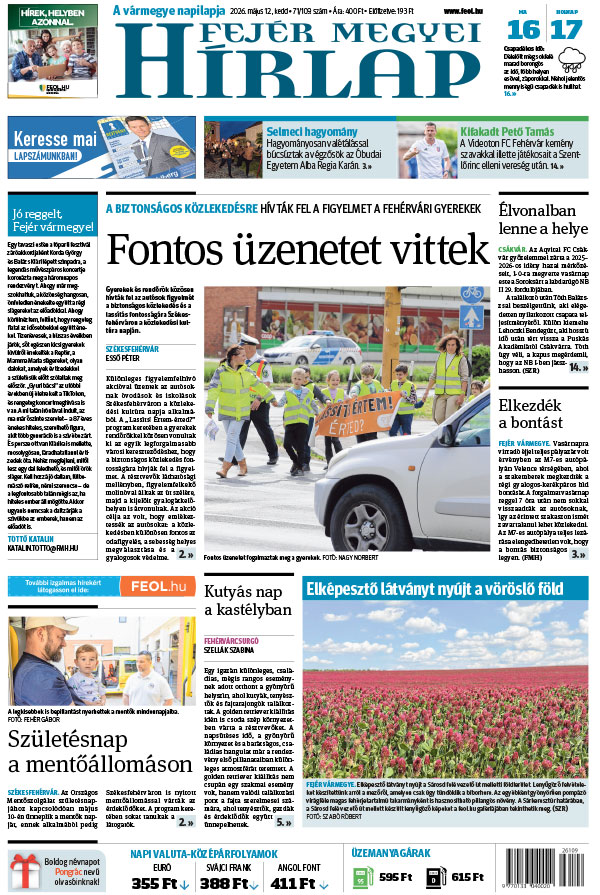 Lapszám: 2026. 05. 12.
