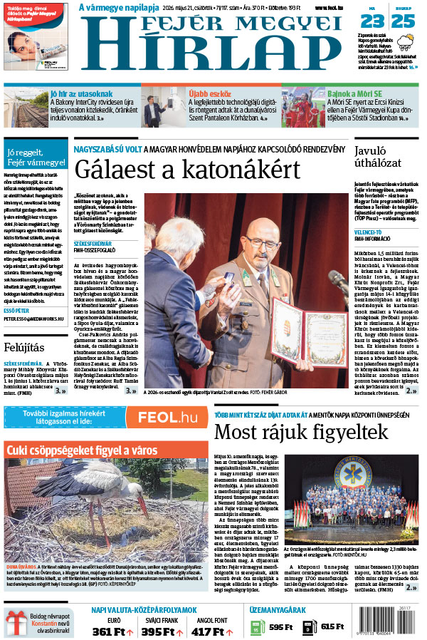Lapszám: 2026. 05. 21.