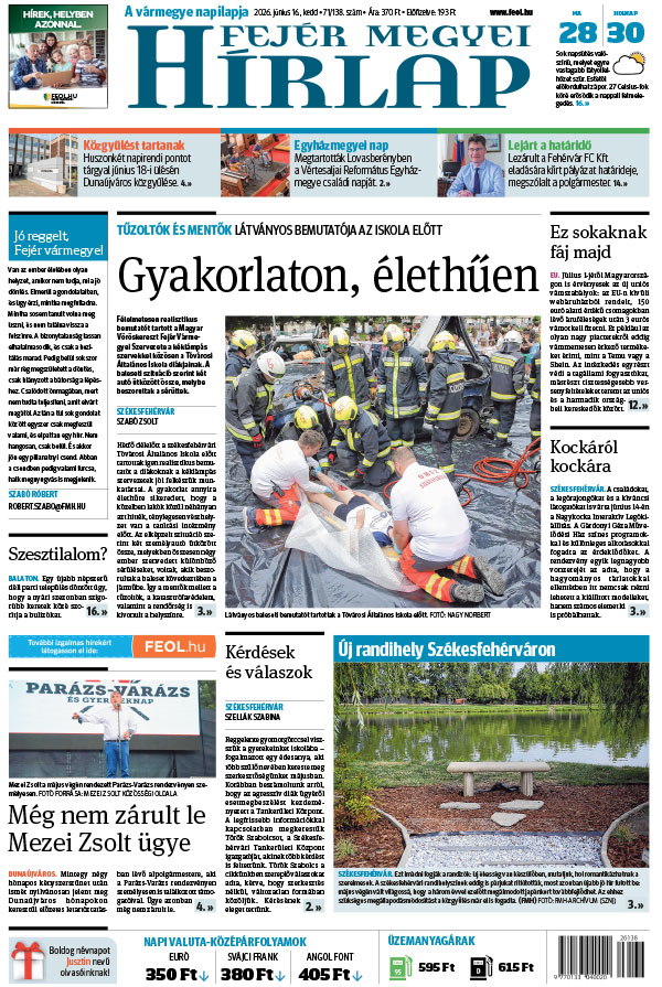 Lapszám: 2026. 06. 16.