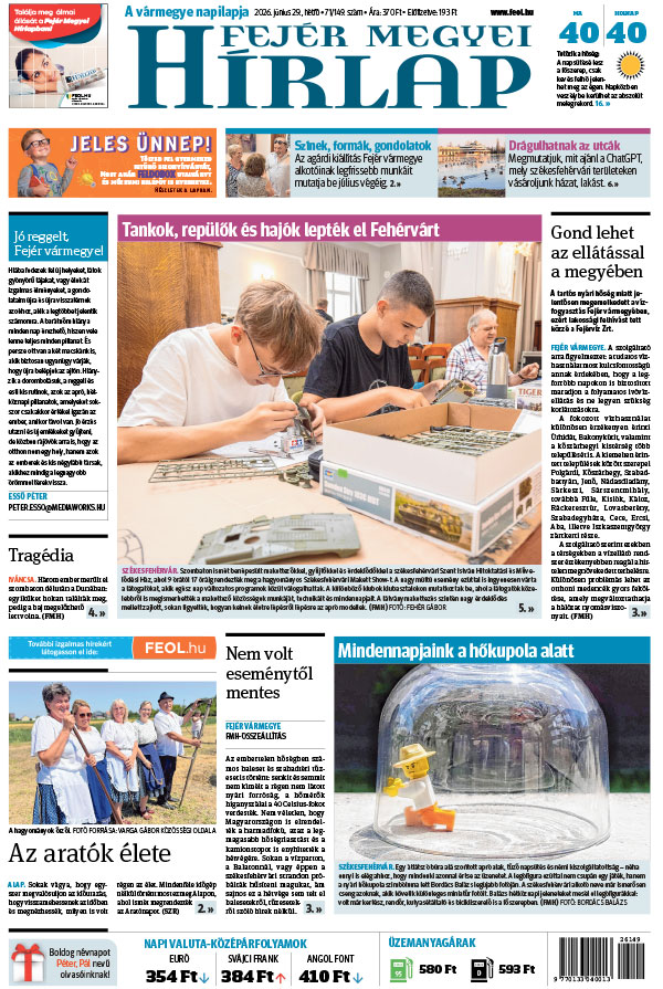 Lapszám: 2026. 06. 29.