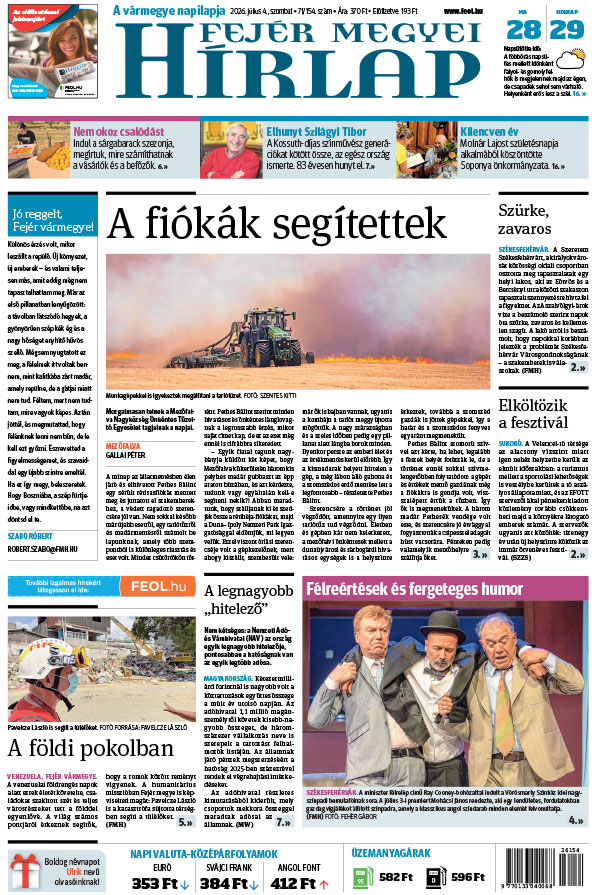 Lapszám: 2026. 07. 04.