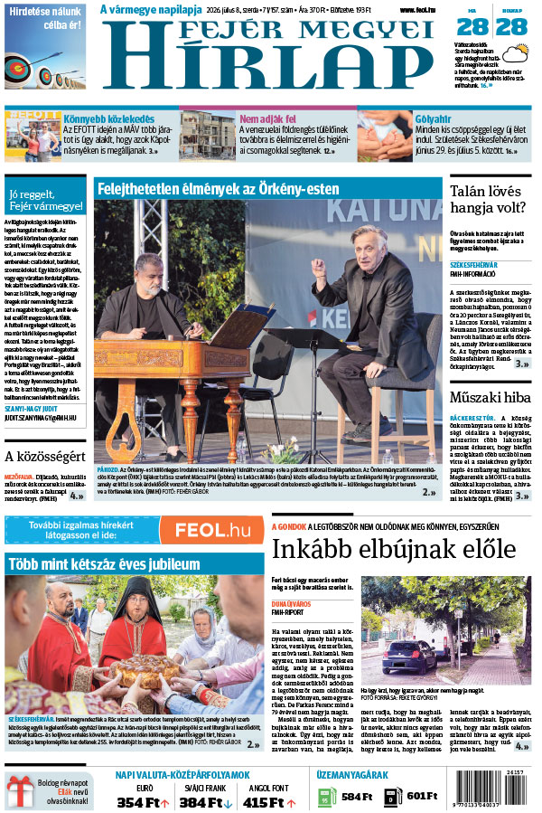 Lapszám: 2026. 07. 08.