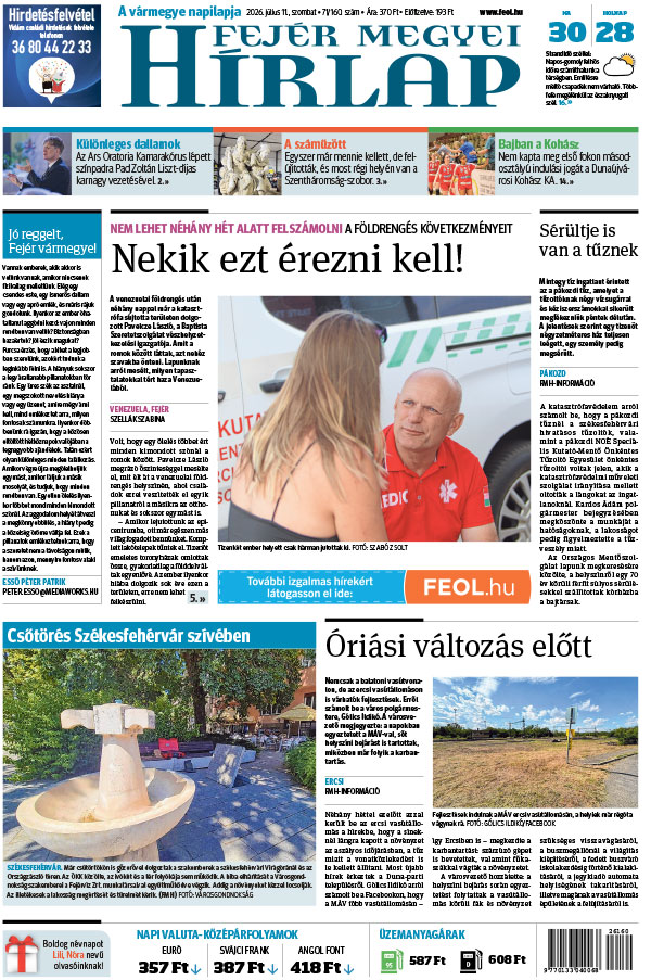 Lapszám: 2026. 07. 11.