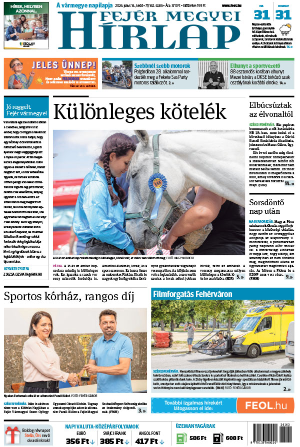 Lapszám: 2026. 07. 14.