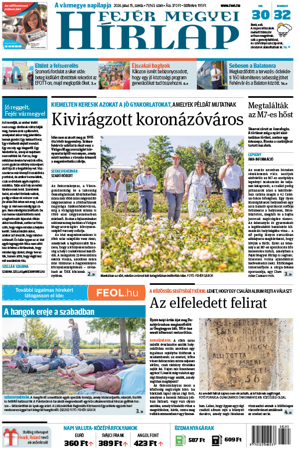 Lapszám: 2026. 07. 15.