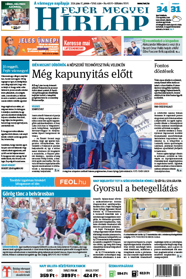 Lapszám: 2026. 07. 17.