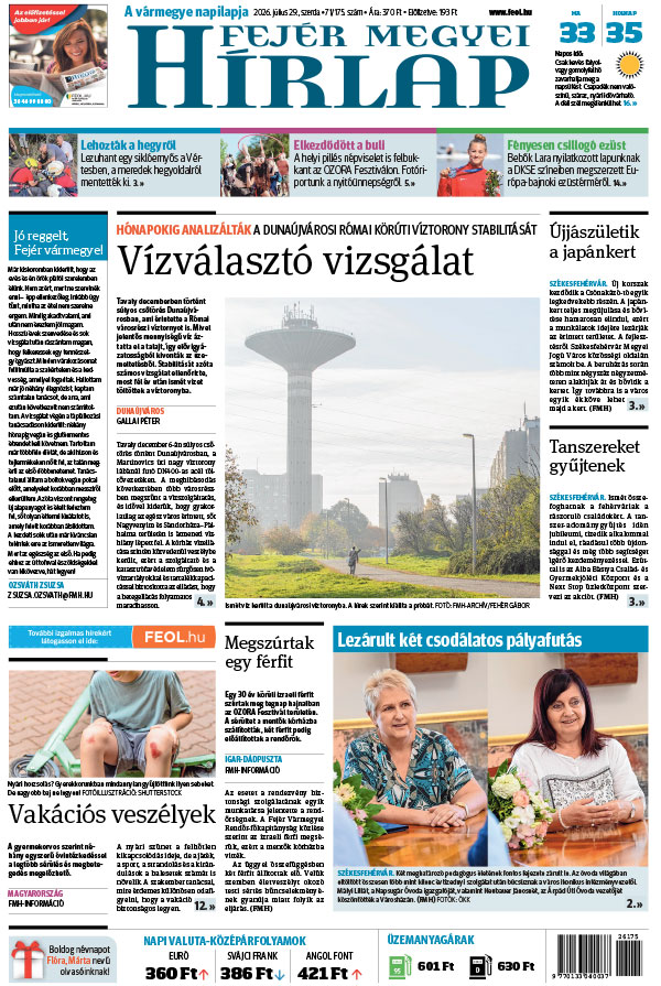 Lapszám: 2026. 07. 29.
