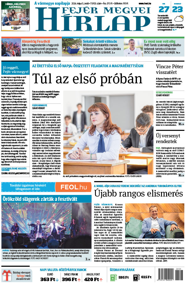 Lapszám: 2026. 05. 05.
